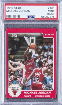 1985 Star #101 Michael Jordan Rookie Card – PSA MINT 9 (OC) 